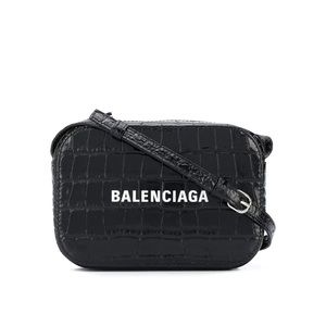 Designer Balenciaga Crocodile-effect camera bag